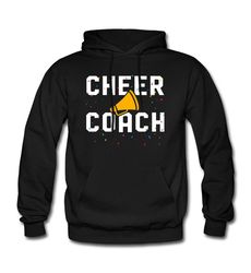 cheerleading hoodie. cheer coach gift. cheer coach hoodie.