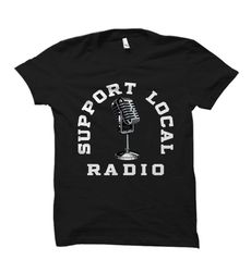 radio shirt. radio gift. broadcaster shirt. broadcaster gift.