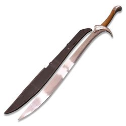 hobbit orcrist sword, thorin oakenshield sword, lord of the rings, lotr sword leather w sheath