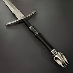 lord of the rings handmade replica sword of the witchking, sword, master sword, cosplay sword, anime sword, engraved