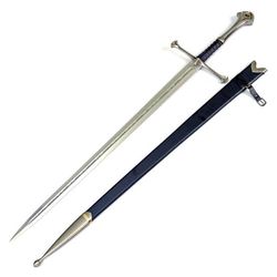 anduril sword of strider, custom engraved sword, lotr sword, lord of the rings king aragorn ranger sword, sting swordhom