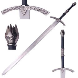 lord of the rings handmade replica sword of the witchking, sword, master sword, cosplay sword, anime sword, engraved