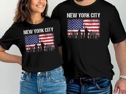 new york city skyline t-shirt, brooklyn t-shirt, manhattan shirt, new york gift, new york t-shirt, new york gifts