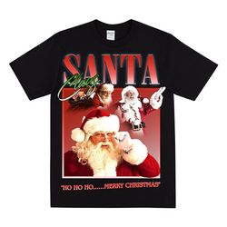 santa claus t-shirt for christmas, santa shirt for men & women, santa claus bootleg tshirt, funny santa claus tee, fathe