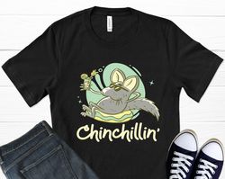 relaxed chinchilla t-shirt, relax shirt, positive shirt, vacation shirt,  calm shirt, be more chill, summer shirt, graph