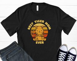 best tiger mom t-shirt, tiger mom, retro sunset, mom life, tiger shirt, tiger king, tiger print, tiger art, kawaii shirt