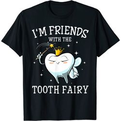 cool tooth fairy art men women oral dentist dental assistant t-shirt