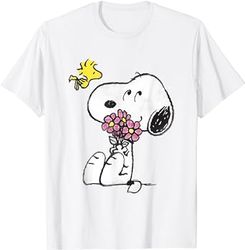 peanuts snoopy mothers love flowers