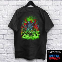 hellslayer t-shirt unisex (for men and women) horror cool shirt heavy metal shirts metalhead shirt tee