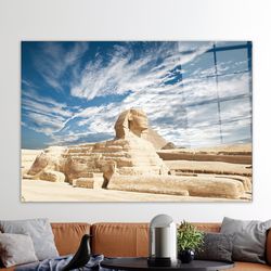 custom glass printing wall art,world landmark glass wall art,glass,wall art,giza landscape tempered glass,sky landscape