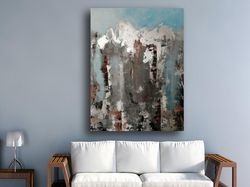 abstract expressionism print on canvas, abstract art canvas wall art, abstract canvas wall art, home decor, home gift, c