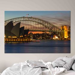 royal botanic garden wall art, sydney landscape wall decor, cityscape wall decor, framed wall art, tempered glass, 3d ca