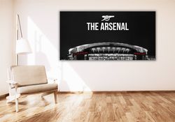 the arsenal stadium postercanvas art print,football wall art decor,stadium wall decor,game sport room wall decor,man cav