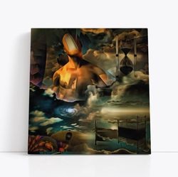 surreal dreamscape the unconscious odyssey,fantasy art, conceptual art, canvas print, thought-provoking, unconscious min