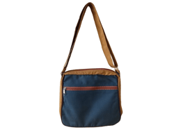 blue tibetan buddhist monk bag-handmade in nepal