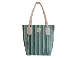 green color-handcrafted cotton elegance - versatile side & shoulder bag for women