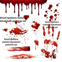 blood spatters realistic bloodstain patterns set  t-shirt svg design, cap svg design , svg sticker download