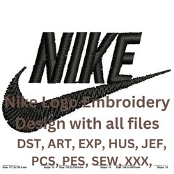 nike logo embroidery very high quality dst, art, exp, hus, jef, pcs, pes, sew, xxx,