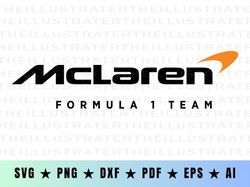 mclaren racing f1 team, f1, cut file, cnc, cricut file, vector, printable, svg, png, dxf, pdf, eps, ai, files