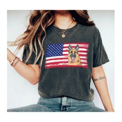 american flag german shepherd shirt, shirt for veteran, 4th of july tshirt, usa flag with german shepherd,shirt for dog