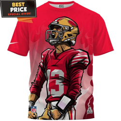 brock purdy x san francisco 49ers cool fullprinted tshirt, best 49ers fan gifts  best personalized gift  unique gifts id