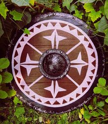 uhtred last kingdom authentic viking shield,round shield,viking wall decor,wooden shield,gift for him,anniversary gift