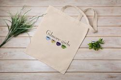 gilmore girls  eco tote bag  reusable  cotton canvas tote bag  sustainable bag  perfect gift  christmas gift  gilmore
