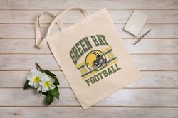 green bay packers football  eco tote bag  reusable  cotton canvas tote bag  sustainable bag  perfect gift  tote bag  nfl