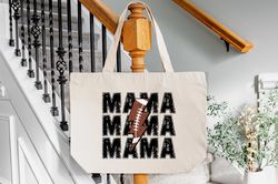 football mama tote bag football mom totes, womens football tote bag, distressed mama thunderstruck