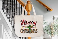 merry christmas tote bags santas gift tote bags, christmas present totes, gift for friends totes, gift for mom