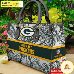 Nfl Green Bay Packers Nfl Women Leather Bag, Custom Bag