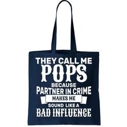 Pop Bad Influences Tote Bag