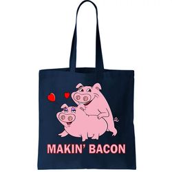 Makin Bacon Pigs In Love Tote Bag