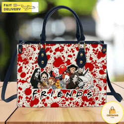 friends horror characters halloween leather bag,horror handbag,halloween bags and purses