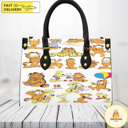 garfield leather bag,alice in wonderland lovers handbag,garfield women bags and purse