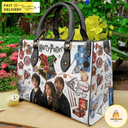 harry potter golden trio movie leather bag, women leather hand bag, women leather bag