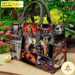 horror characters halloween women leather bag, halloween women bags and purses ,halloween women bag