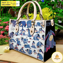 winnie the pooh eeyore leather bags,eeyore lovers handbag,eeyore women bags and purse 1