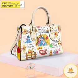 winnie the pooh leather bags,pooh bear lovers handbag,cute pooh women bags and purse 1