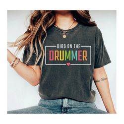 drummer tshirt drummer gift drumming shirt percussionist musician shirt band shirt funny wife shirt girlfriend shirt mus