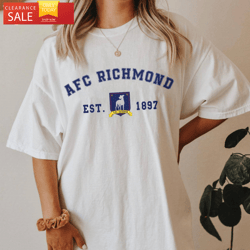 afc richmond shirt est 1897 ted lasso show shirt  happy place for music lovers