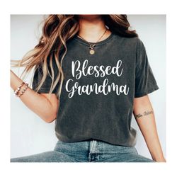 blessed grandma shirt grandma shirt grandma tshirt thanksgiving gift for grandma personalized gift grandma gift 1