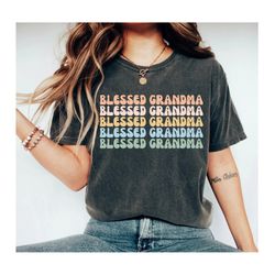 blessed grandma shirt grandma shirt grandma tshirt thanksgiving gift for grandma personalized gift grandma gift 2