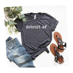 Detroit TShirts Detroit City TShirt Detroit Tourist Gift Detroit Souvenir Detroitthemed shirts Detroit trip Gift for her