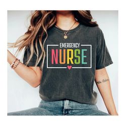 Emergency Nurse Shirt ER Nurse Gift for Nurses Nursing Shirt Nursing Registered Nurse Appreciation RN Shirt Tshirts 2