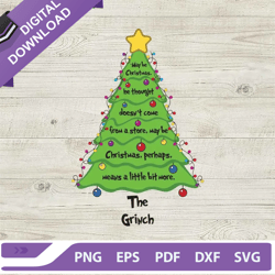 christmas tree the grinch quotes svg, grinch maybe christmas he though  svg, grinch sayings svg png,nfl svg, football sv