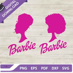 afro barbie svg, black barbie svg, barbie doll svg, barbie movie svg