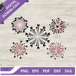 disney fireworks svg, mikey fireworks svg, mikey mouse svg