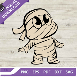 halloween baby mummy svg, cute mummy svg, happy halloween svg