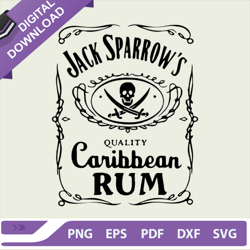 jack sparrow caribean rum svg, jack daniels svg, johnny depp svg